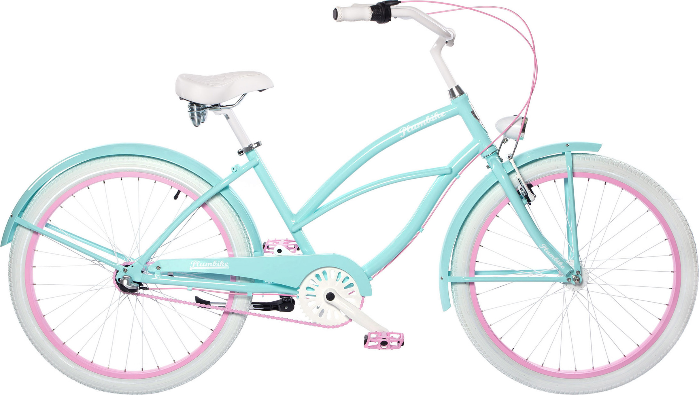 Plumbike La Donna Vicky Fahrrad, 26"-Räder, 3-Gang-Version, Mint
