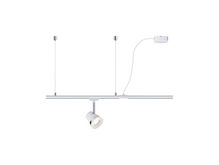 PAULMANN Schienensystem-Einspeiser URail Einspeisung Kabel 2m max. 1.000W , weiß, B:8cm H:3cm L:0,2cm T:8cm, Stromschienensysteme, Schienensystem-Einspeiser