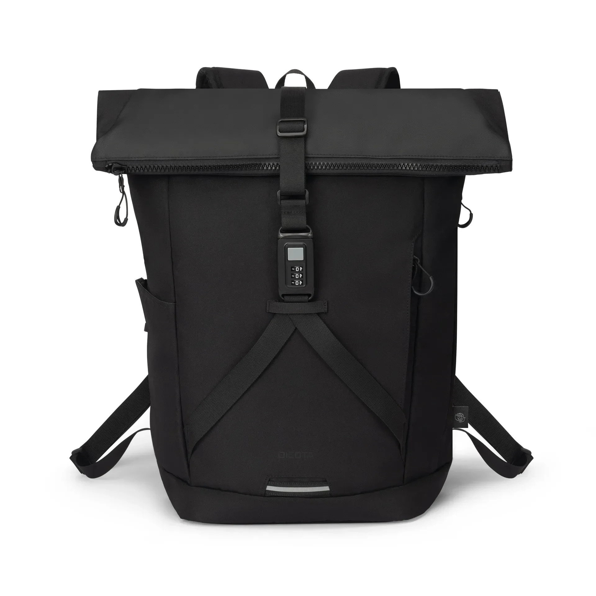 Dicota Backpack Commuter Rolltop 13-16 schwarz