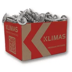 Tellerkopfschraube 8x200 Tellerkopf hell verz.TX40 KLIMAS