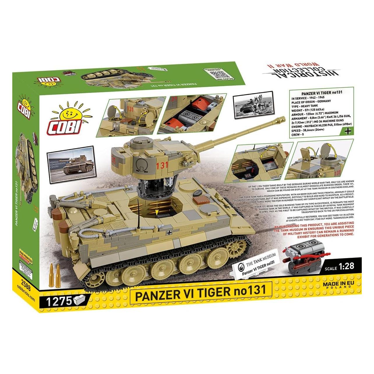 Cobi Panzer VI Tiger I no 131 The Tank Museum (2588)