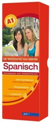 Karteikarten. Die wichtigsten 1000 Wörter Spanisch: Karteikarten zum Vokabelnlernen. Über 400 Karteikarten mit Beispielsätzen mit Lautschrift - Preis vom 09.10.2026 07:28:09 h