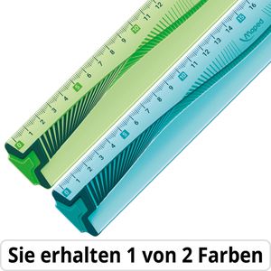 Maped Lineal Flex, 30 cm, Kunststoff, mit Tuschefacette, farbig sortiert
