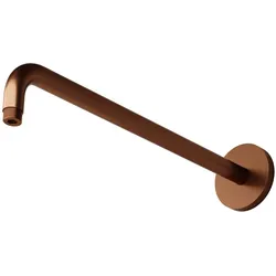 Steinberg Serie 100 Brausearm, 450 mm, rund, mit verstärkter Wandhalterung, 1007910BC, Farbe: Brushed Copper