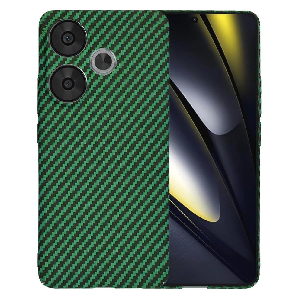 Techsuit - Carbonite FiberShell - Xiaomi Poco F6 - Green (Xiaomi Poco F6) (56357301)