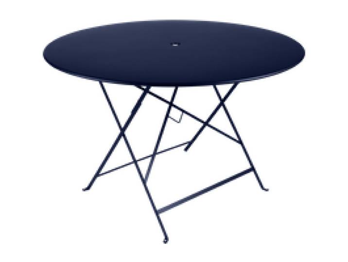 Table Ronde Pliante Ø117 cm Bistro en Acier