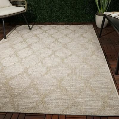 Balta Rugs Fulton Vintage Trellis Flatweave Indoor/Outdoor Area Rug