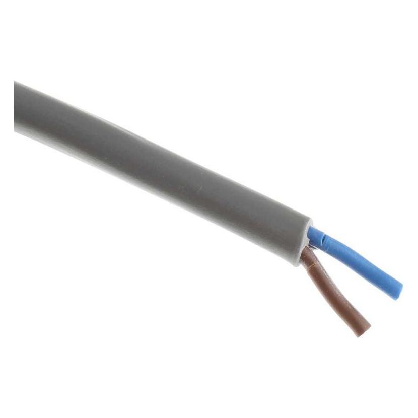 RS PRO Netzkabel PVC 2x0,75mm grau (100 m) (491790)