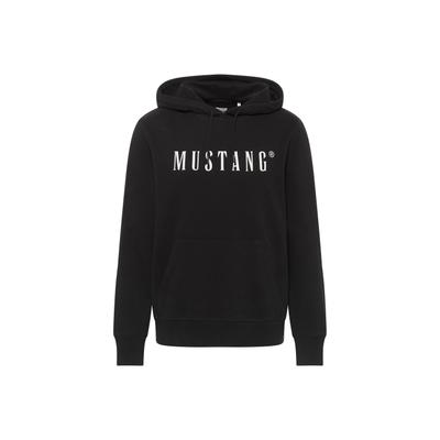 Sweatshirt MUSTANG "Sweatshirt Style Bronson", Herren, Gr. L, schwarz, Obermaterial: 100% Baumwolle CO., Sweatshirts Sweatshirt