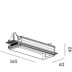 Wever & Ducré Zubehör für STRANGE PETIT 3.0 - Einputzrahmen Aluminium WEV-90017208