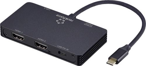 Renkforce USB-C Dockingstation RF-USBHA-480 Passend für Marke Dockingstations: Universal USB-C Power Delivery