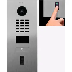 DoorBird D2101FV Fingerprint 50 IP Video Türsprechanlage Edelstahl V4A (salzwasser- und flugrostbeständig), gebürstet