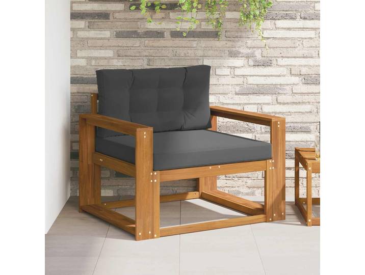 vidaXL Outdoor Mittelsofa Natur