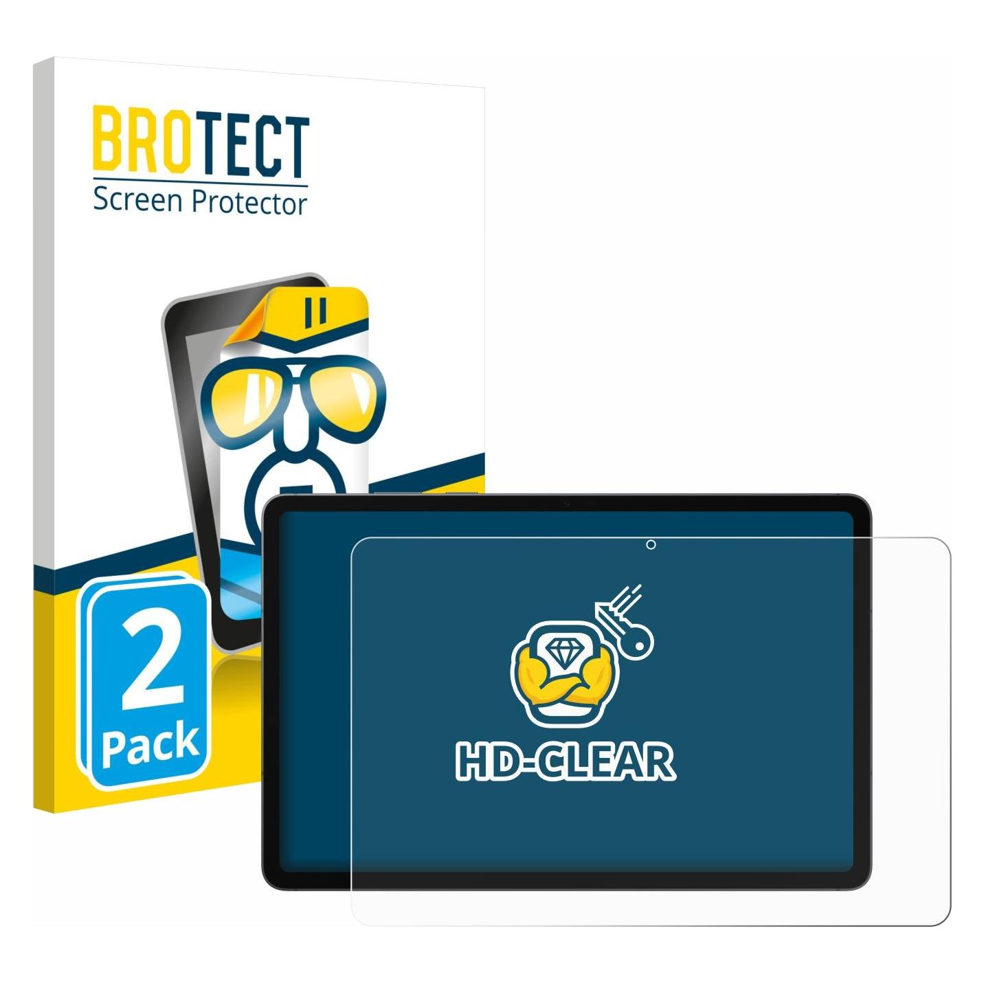 Brotect Schutzfolie für Samsung Galaxy Tab S11 Displayschutz Displayschutzfolie Folie Klar Transparent (2 Stk., Samsung Galaxy Tab S11) (1860223)