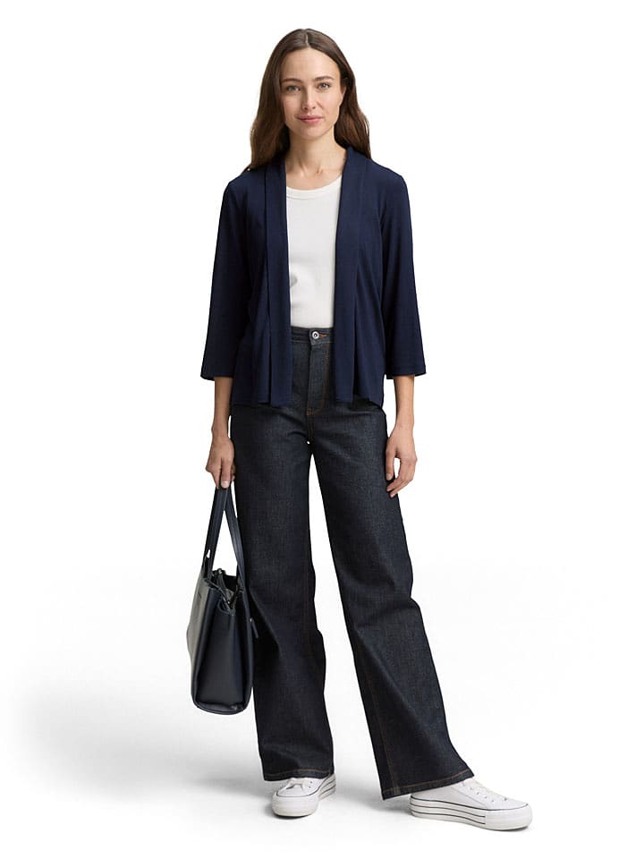 Tom Tailor Cardigan in Dunkelblau - M