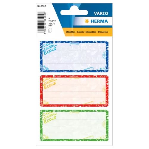 HERMA 9 Schuletiketten 5562 Schoolydoo
