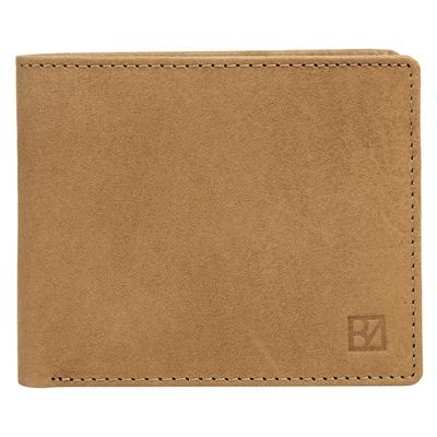 Geldbörse BODENSCHATZ "BODENSCHATZ Herren BICOLOUR echt Leder", Damen, braun (cognac), Leder, leicht glänzend, Kleinlederwaren, echt Leder