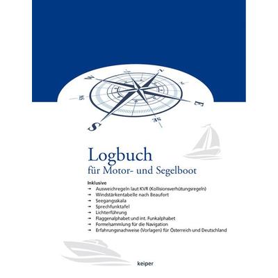 Logbuch für Motorboot und Segelboot, Gebundene Ausgabe von Robert Fimbinger, Edition keiper, 978-3-903322-95-0
