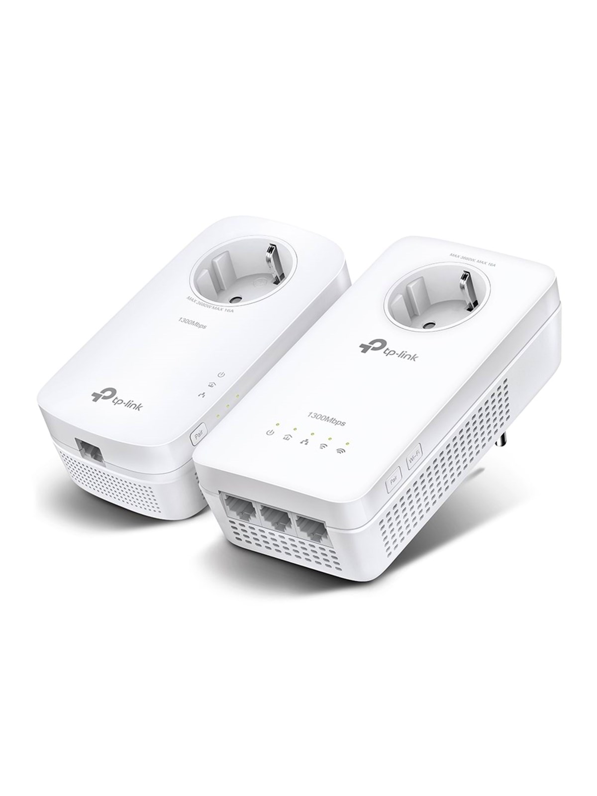 TP-Link TL-WPA8631P KIT AV1300 Gigabit Passthrough Powerline ac Wi-Fi Kit Homeplugs