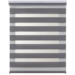 DOPPELROLLO Silber 140x250 cm EL