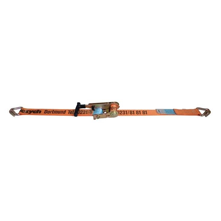 Dolezych Zurrgurt DoRapid Länge 6 m Breite 50 mm Schnellspannratsche + Spitzhaken LC U 5000 daN (26535534-6)