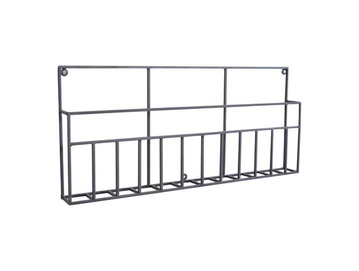 Loft42 Zeitschriftenständer Maggy Schwarz, Metall, 70x31x7 cm, Wohnzimmer, Kleinmöbel, Zeitungsständer