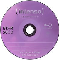 BD-R 25 GB, Blu-ray-Rohlinge 6fach, 50 Stück, Retail