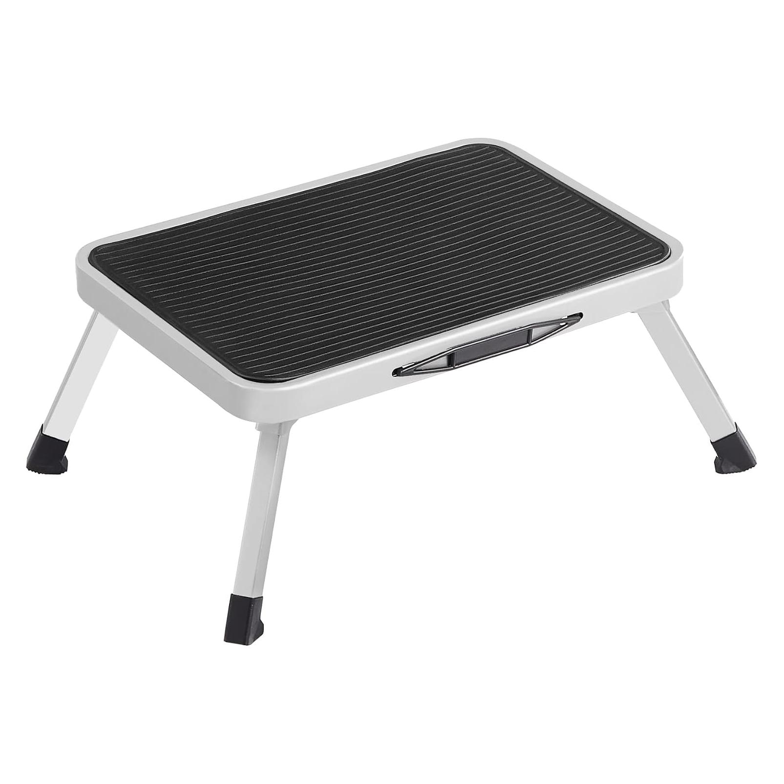 Songmics Trittleiter (Klapptritt, Stehleiter, 44 cm) (GSL01WT)