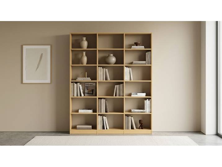 Bücherregal nach Maß Buche Natur geölt