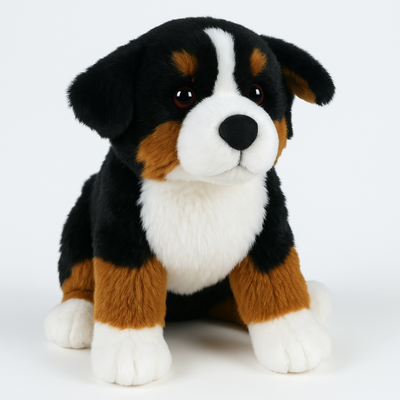 The Handy Homestead Ultra Realistic Bernese Mountain Dog Plush Soft, Child Safe Companion Ultra Realistic Bernese Mountain Dog Plush Soft, Child Safe Companion