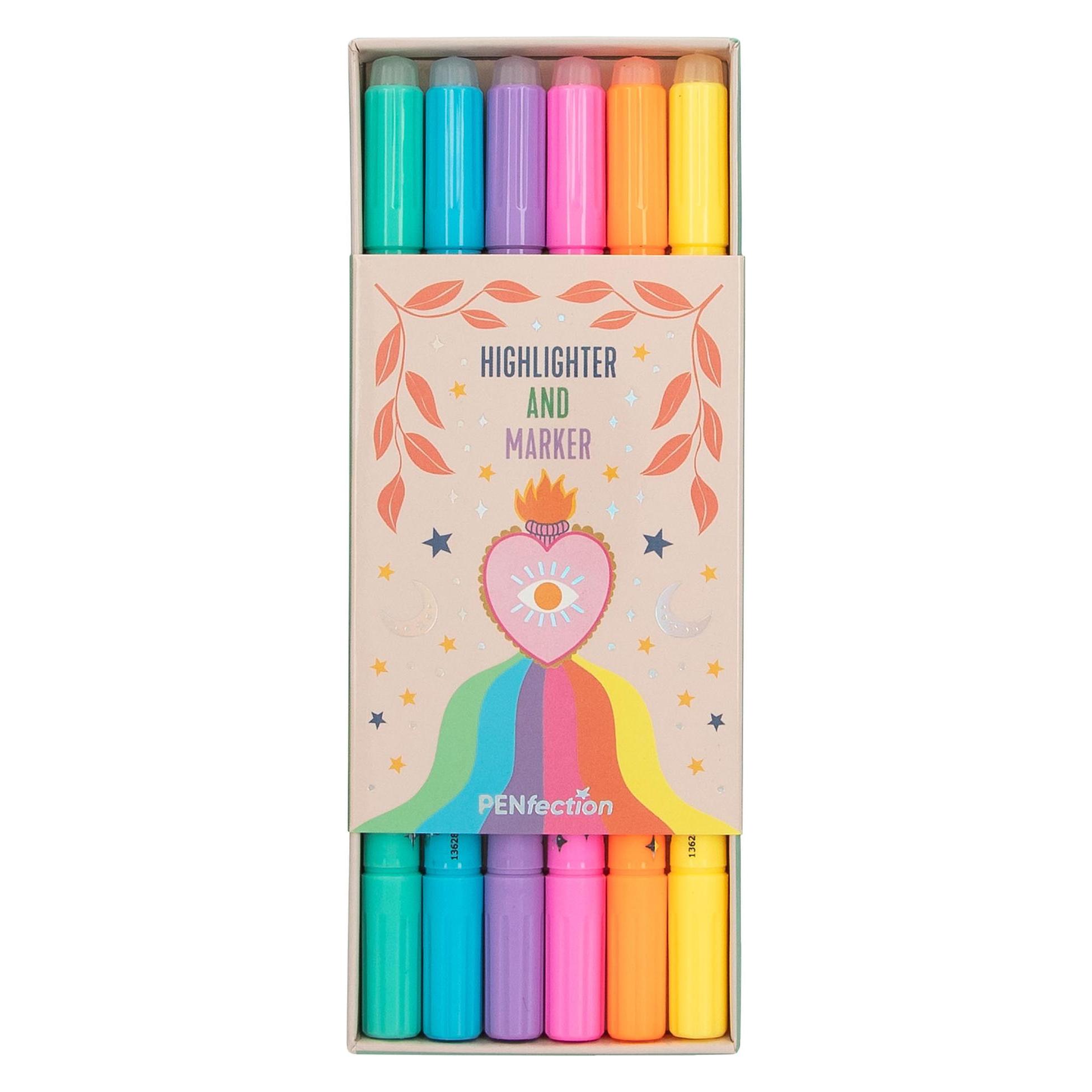 Depesche PENfection Textmarker- und Marker-Set, 6-tlg. (6x) (413628)