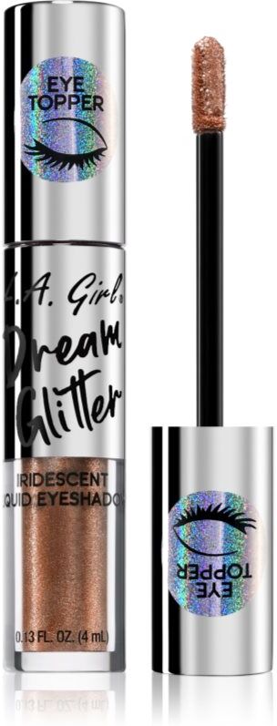 L.A. Girl Cosmetics Dream Glitter fard à paupières liquide pailleté teinte Golden Rays 4 ml
