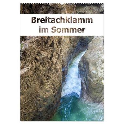 Breitachklamm im Sommer (Wandkalender 2027 DIN A2 hoch), CALVENDO Monatskalender