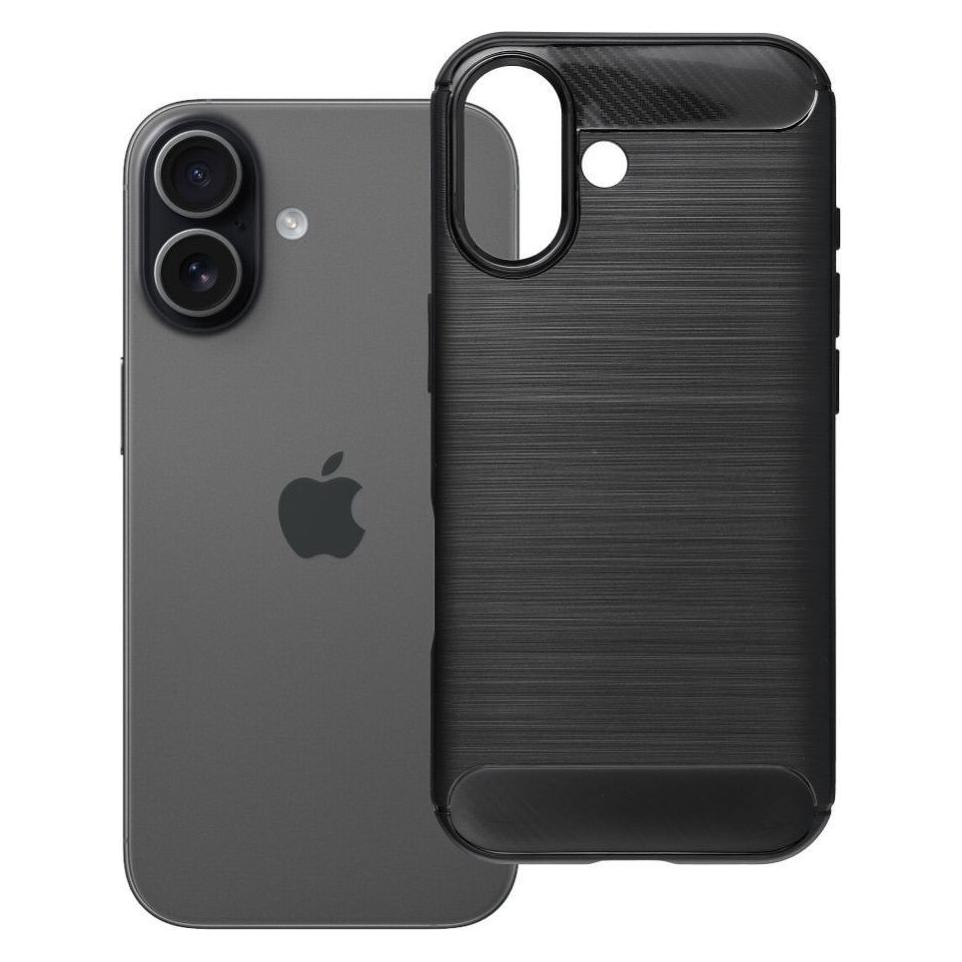 OEM Hülle mit Rückseite für das iPhone 17 Carbon 2.0, schwarz (Apple iPhone 17) (74674388)