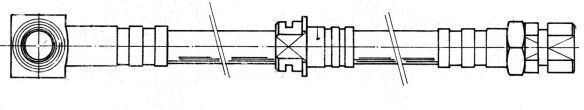 A.B.S. Bremsschlauch Sl 3493 Für Opel Vaughall