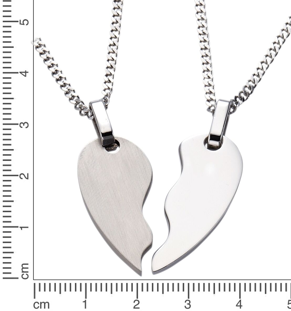 Schmuckset FIRETTI "Multipack Schmuck Geschenk Halskette Namenskette Liebe Herz", silber (edelstahlfarben), Schmuck_Sets, Damen, Edelstahl, Schmuckset edelstahlfarben Einheitsgröße
