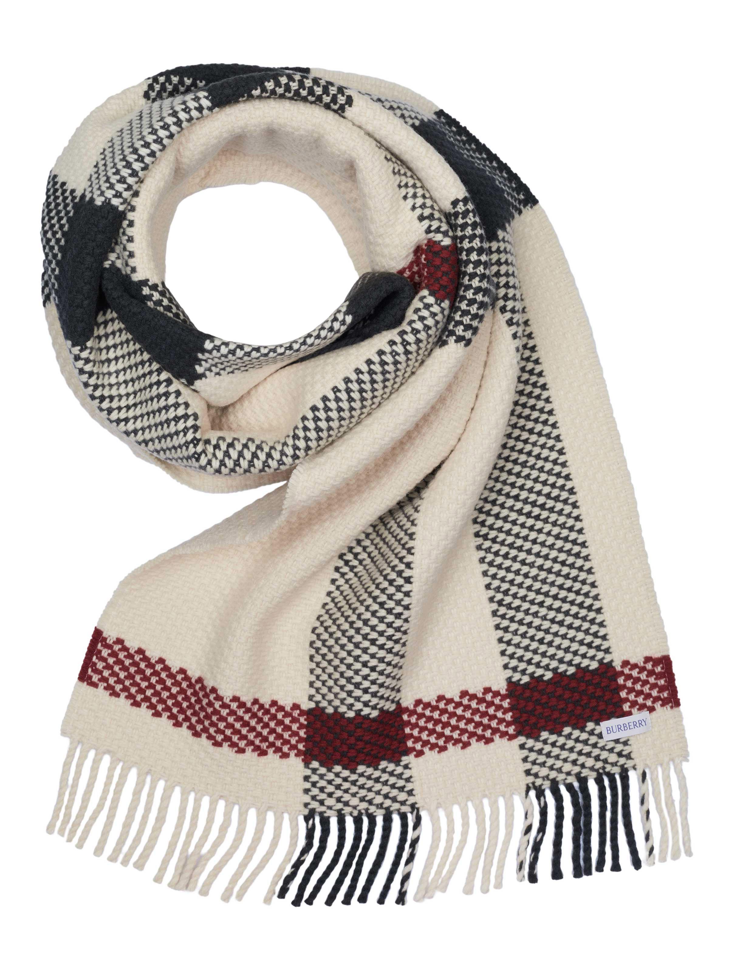 Burberry wollen sjaal crème
