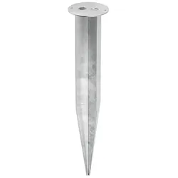 CMD Creative Metalldesign Erdspieß für CMD Stehleuchten, Edelstahl (rostfrei), RUND CMD-38