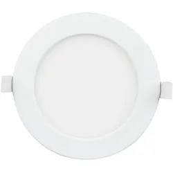 HEITRONIC LED Einbaudownlight LE MANS, rund, 6W, 3000/4000/6000K, 430lm, IP44, dimmbar, weiß HEI-501375