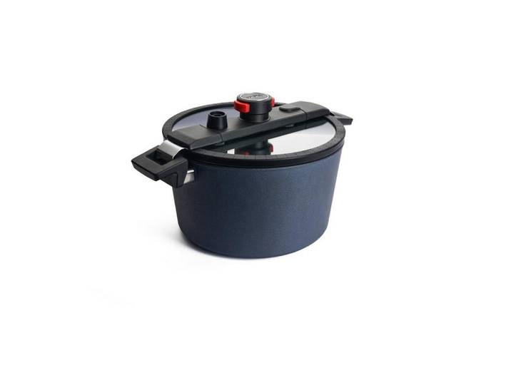 WOLL MADE IN GERMANY Schnellkochtopf Woll Active Lite Gusstopf mit Deckel & Zubehör, Induktion, Aluminium Schmiedeguss (1-tlg), Induktionsgeeignet