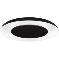 Nova Luce 9345705 EPOS Deckenleuchte Schwarz/Weiß