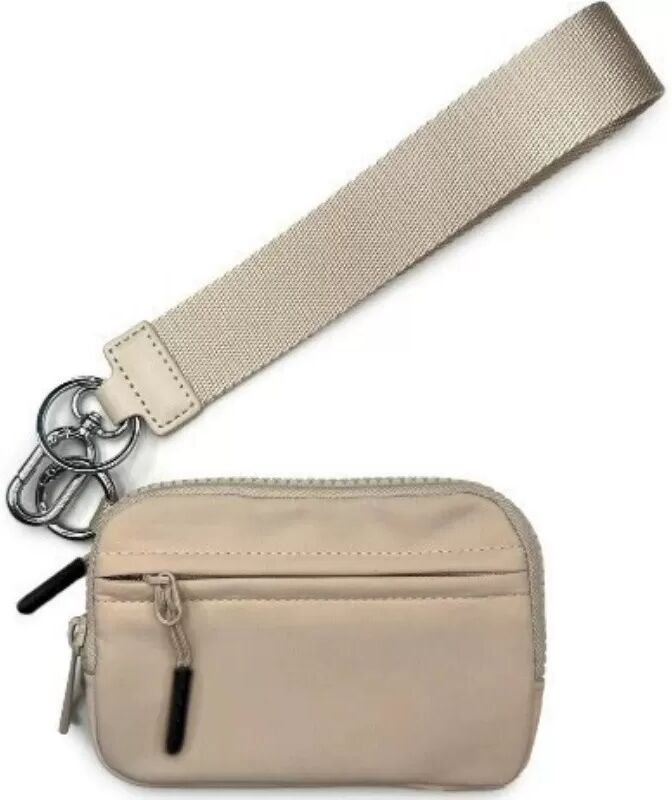 INF Handgelenk Nylon Geldbörse Kleine Brieftasche Kartenhalter Khaki