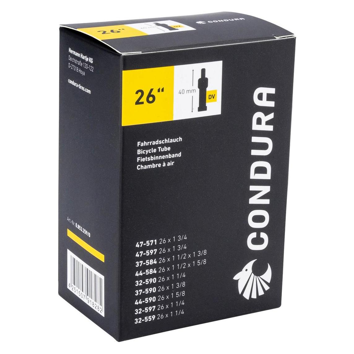 Condura SCHLAUCH 26" DV40 (Dunlop (DV), 26", 40 mm) (495000)