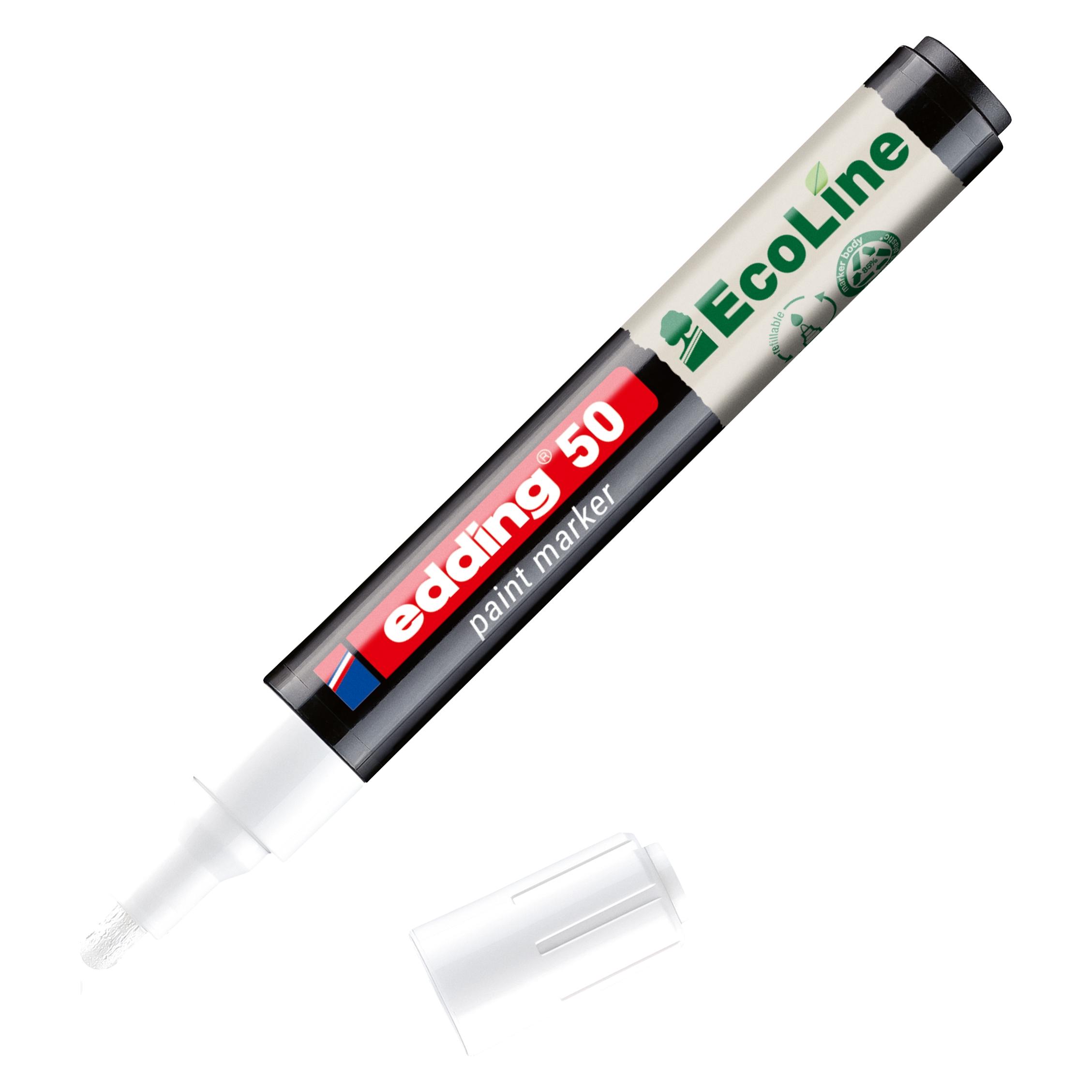 Edding 50 EcoLine Lackmarker weiss 2,0 - 3,0 mm, 1 St. (1x) (4-50-049)