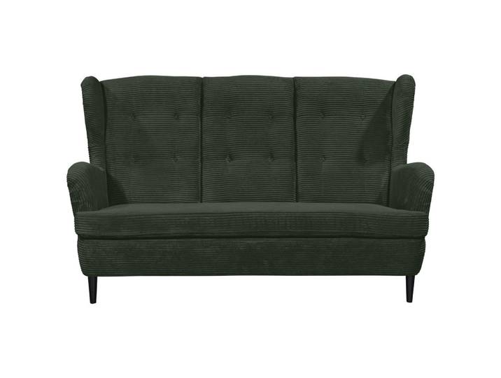 Livetastic Sofa, Dunkelgrün, Holz, Buche, massiv, 176x103x98 cm, Made in EU, Wohnzimmer, Sofas & Couches, Heimkino Sofas