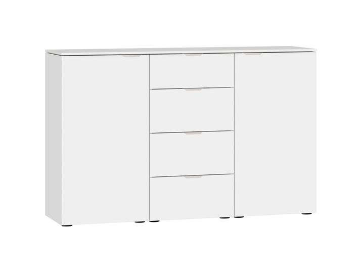 Kommode Arena Beimöbel weiss Holzwerkstoff B 135 H 87 cm - Kommode