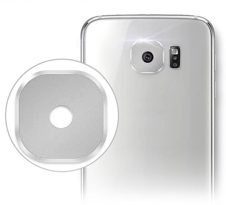 Samsung Galaxy S7/S7 Edge HAT PRINCE Kamera Cover - Sølv