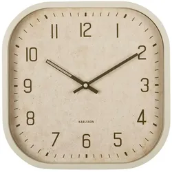 Karlsson, Wanduhr, Wall clock Elemental Cuadrado off white (30 cm)