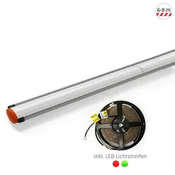 CARDIN Schlagbaum DOM6JW für Schranke ELDOML, Aluminium, 6 m