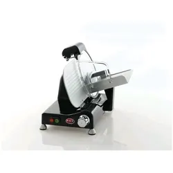 RGV Vintage 250 Elektrische Schneidemaschine 140 W Aluminium, Schwarz Aluminium, Aufschnittmaschine, Schwarz, Silber